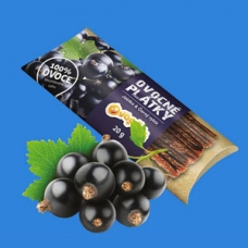 Plátky ovocné jablko čierna ríbezľa bez cukru bezgluténové 20g